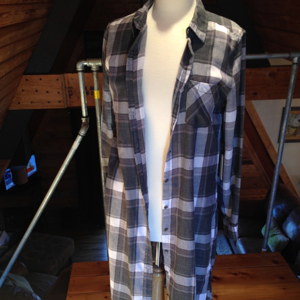 Vanilla Star long button up shirt/jacket